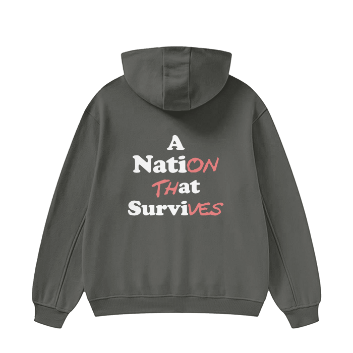 survives high neck insulated fleece hoodie