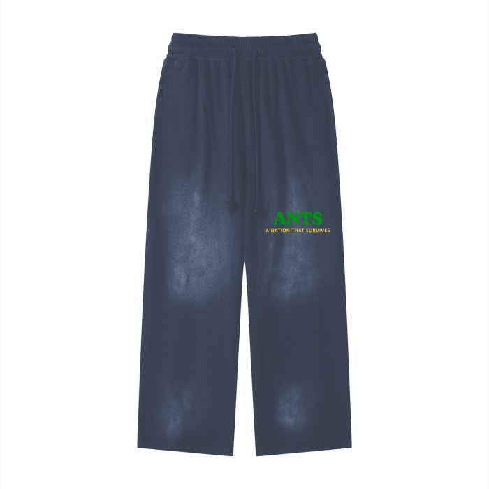 effortless athleisure pure cotton handcrafted loose fit sweatpants