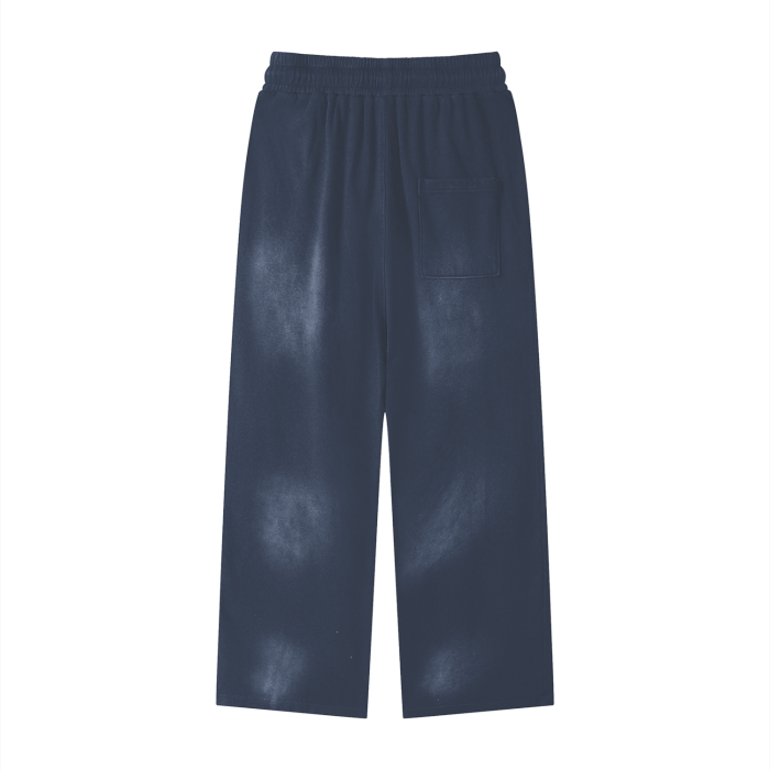 effortless athleisure pure cotton handcrafted loose fit sweatpants