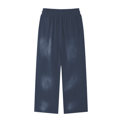 effortless athleisure pure cotton handcrafted loose fit sweatpants