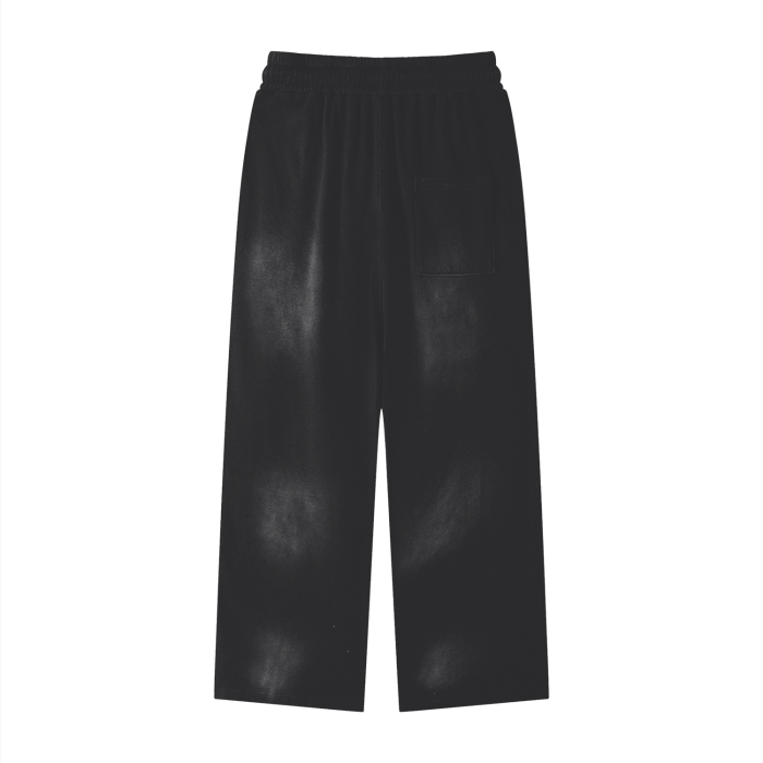 effortless athleisure pure cotton handcrafted loose fit sweatpants