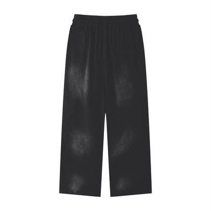effortless athleisure pure cotton handcrafted loose fit sweatpants