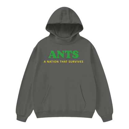 survives high neck insulated fleece hoodie