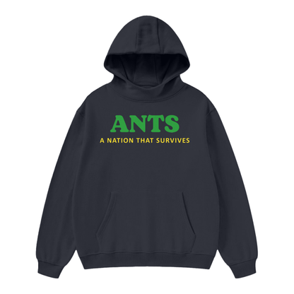 survives high neck insulated fleece hoodie